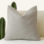 Funda de Cojín Luxe Bouclé – Elegancia y Confort Clásico-Cushion Cover-Nisero Deco