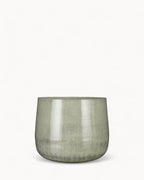 Gran Maceta de Metal Gris Claro - Diseño Industrial Moderno-Plant Pot-Predeterminado-Nisero Deco