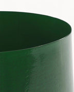Maceta Industrial de Metal Verde Oscuro-Plant Pot-Nisero Deco