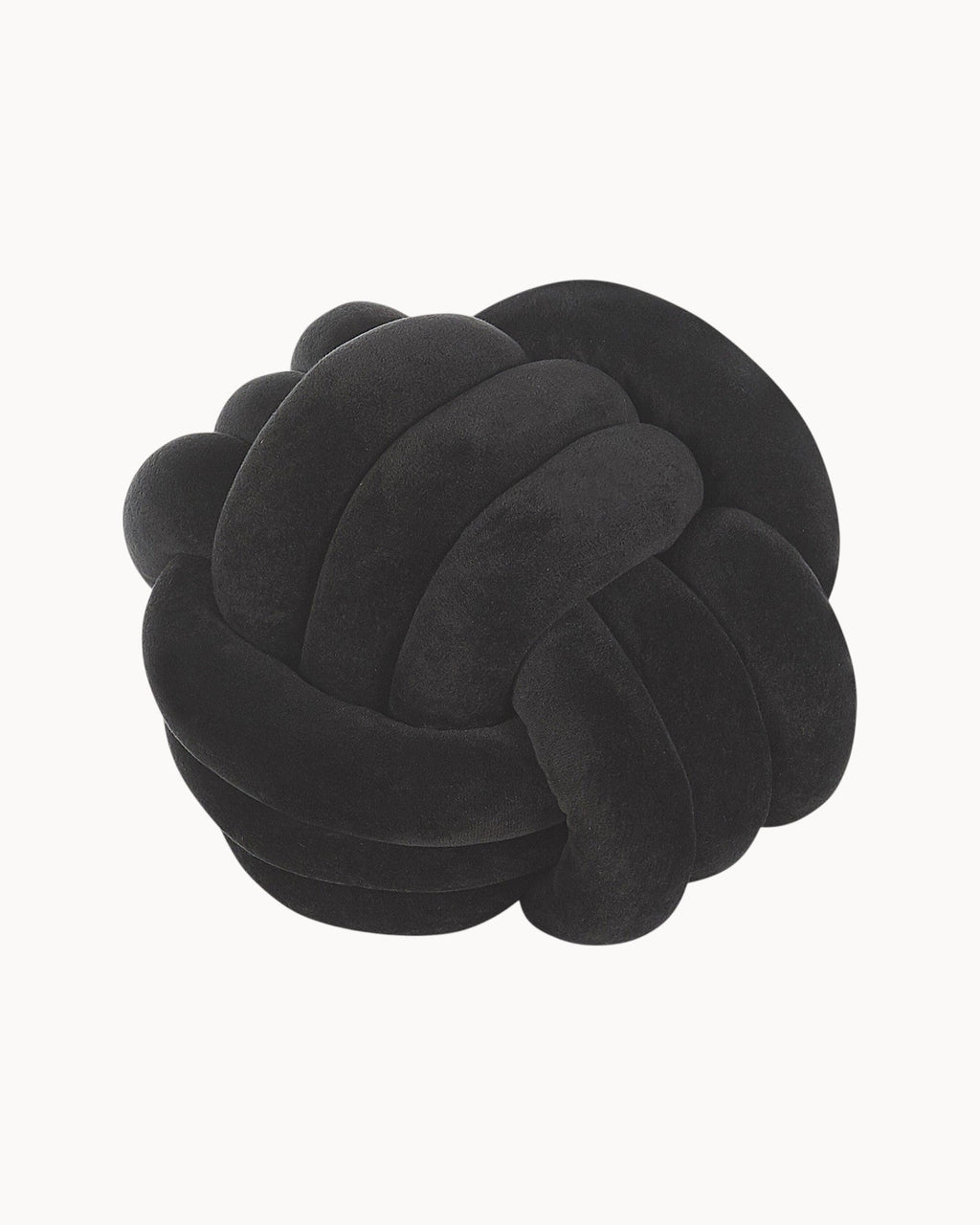 Cojín de Nudo de Terciopelo  – Colores: Verde Menta, Gris Claro y Negro