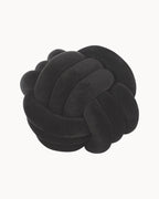 Cojín de Nudo de Terciopelo  – Colores: Verde Menta, Gris Claro y Negro